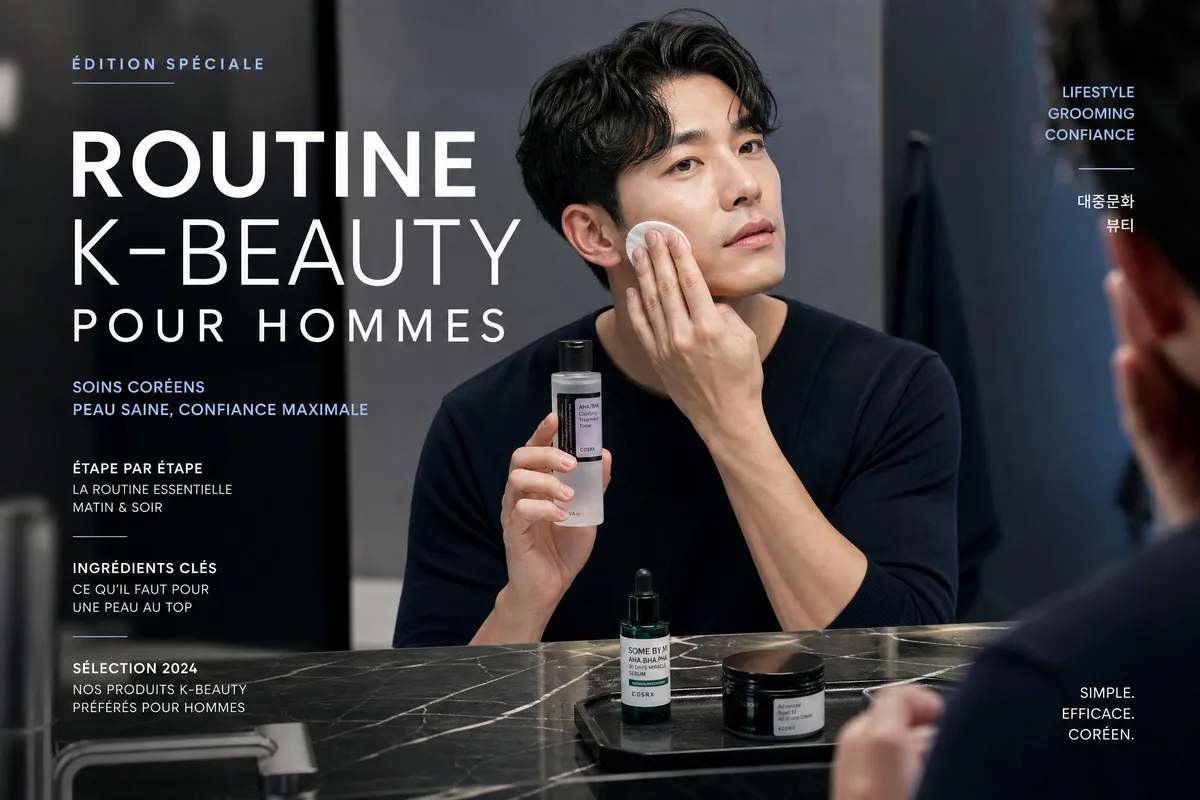 La Routine K-Beauty pour Hommes