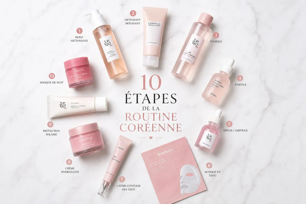 Les 10 Étapes de la Routine Coréenne