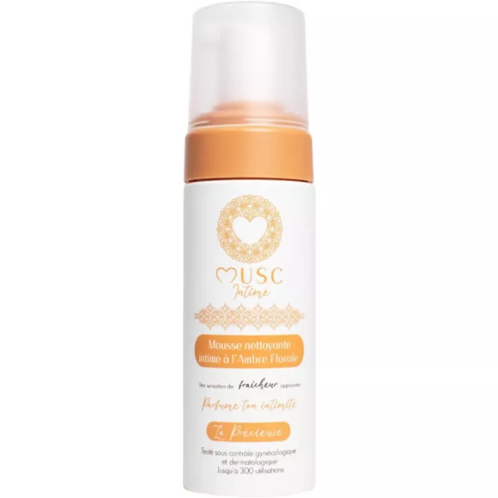 Musc Intime — Mousse nettoyante intime — Amber Flower (La Précieuse)