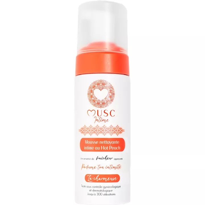 Musc Intime — Mousse nettoyante intime — Hot Peach (La Charmeuse)
