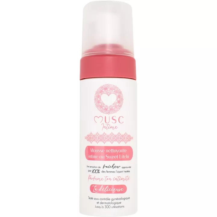 Musc Intime — Mousse nettoyante intime — Sweet Litchi (La Délicieuse)
